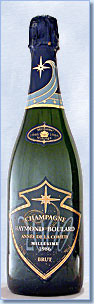 Année de la Comète 1986 - Champagne - Flacon et étiquette *d'époque*